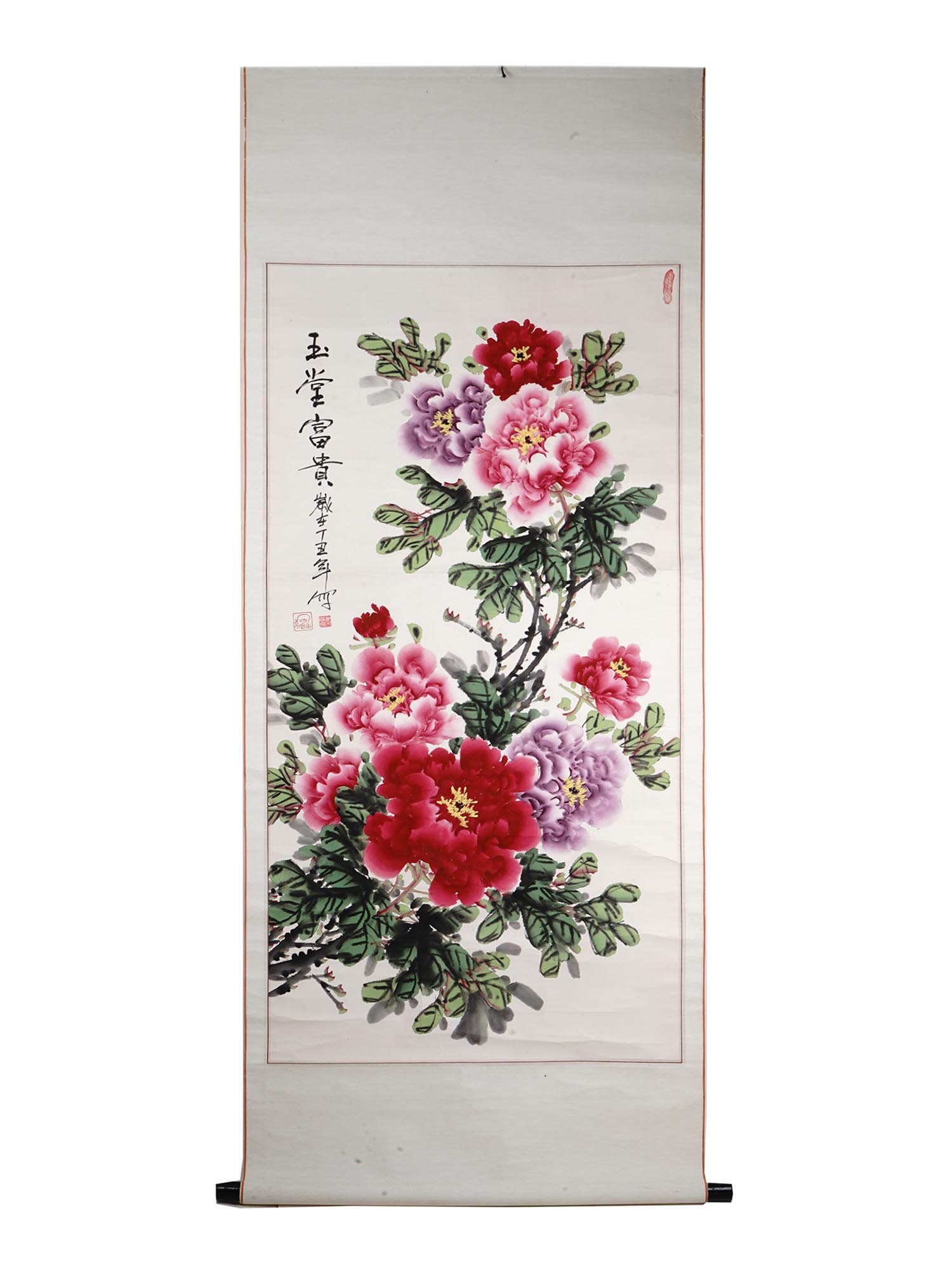 4 ORIENTAL WALL DECOR PRINTS AND SCROLL PAINTING PIC-5